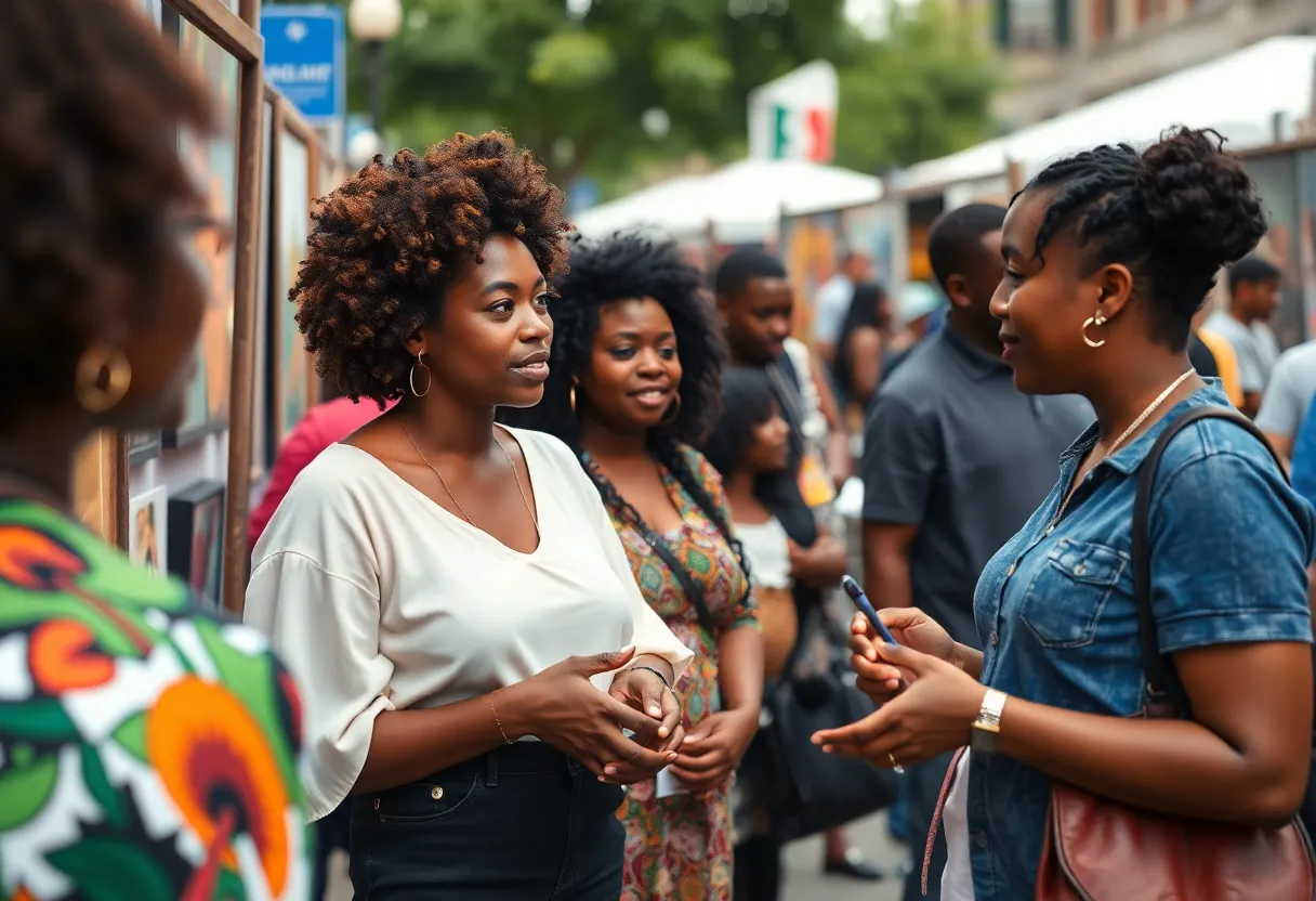 Artists & Afros event highlighting Black creatives in Louisville