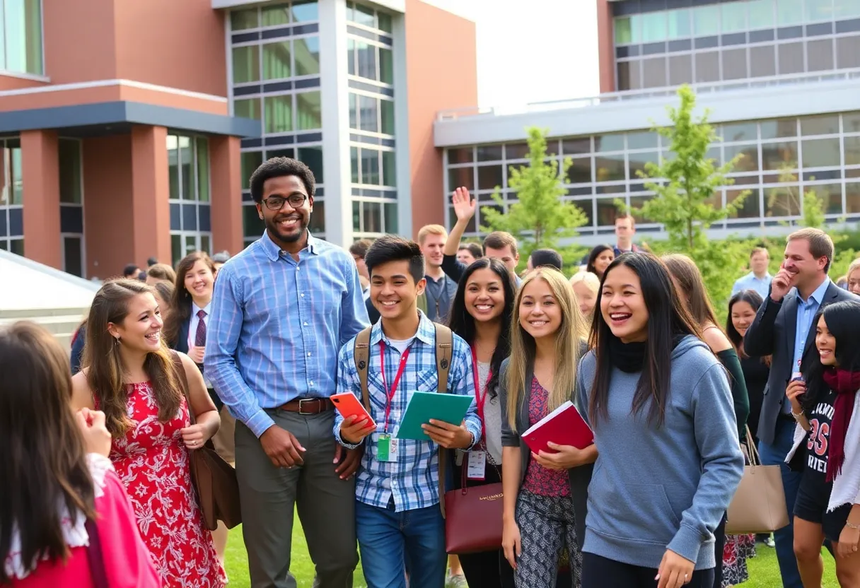 Bellarmine University fundraising event with diverse participants