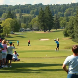 Bellarmine women's golf team competing in the PGA Works Collegiate Invitational