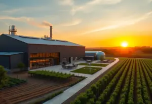 Boundary Oak Distillery's new sustainable production facility