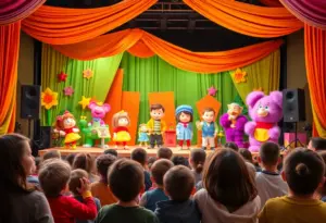 Families enjoying the CoComelon Live performance with engaging activities and sing-alongs.