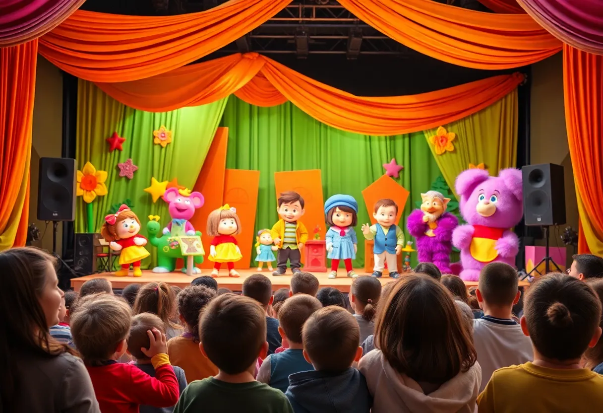 Families enjoying the CoComelon Live performance with engaging activities and sing-alongs.