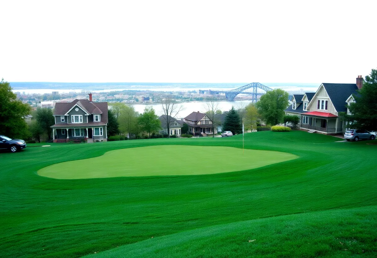 New golf course in Crescent Hill neighborhood, Louisville