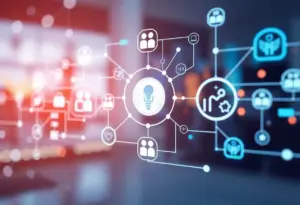Visual representation of healthcare data exchange between organizations