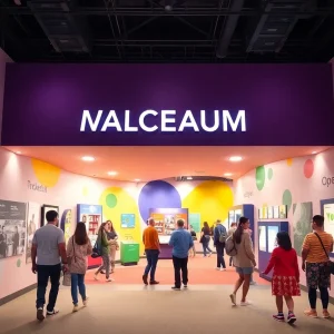 Entrance of The Dot Experience, an inclusive museum in Louisville