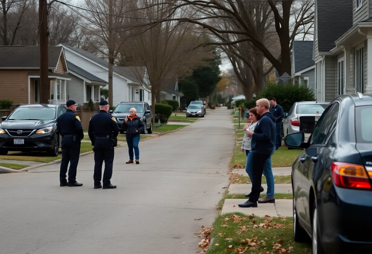 Police presence in Okolona neighborhood after a double homicide