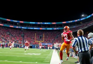 Florida International University football team celebrating their victory