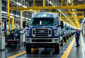 Ford Kentucky Truck Plant with new production systems