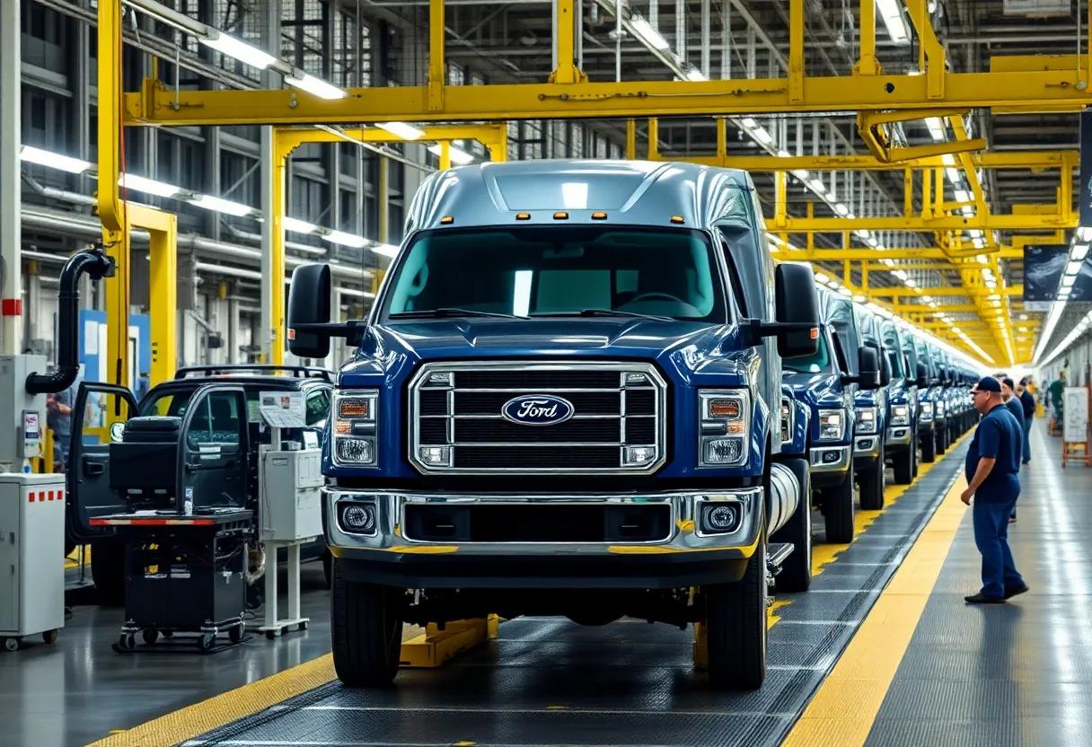 Ford Kentucky Truck Plant with new production systems