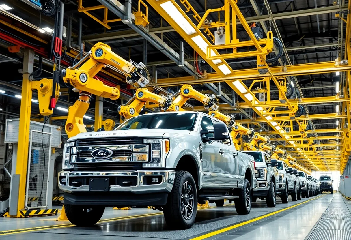 Ford Louisville Truck Plant with advanced robotics