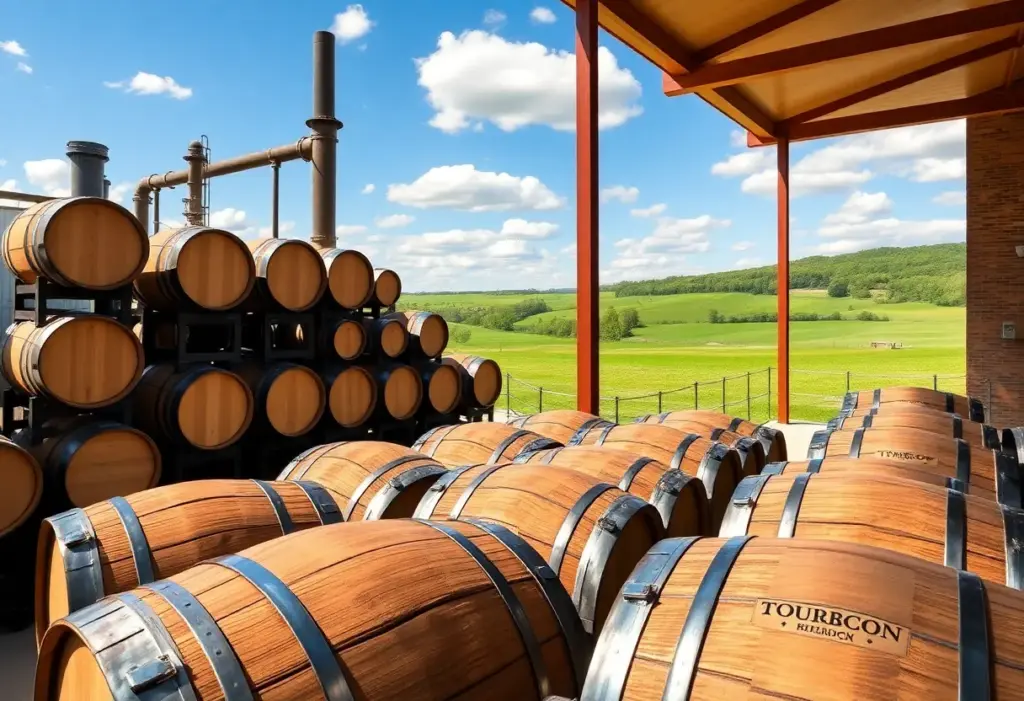 Four Roses Bourbon distillery in Kentucky.