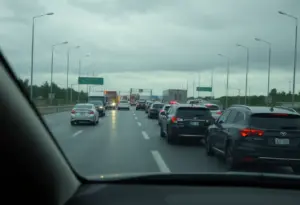 Multi-vehicle crash on I-264 East near Gene Snyder Freeway