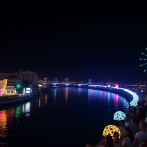 Dazzling light displays at the Illuminate Festival in Owensboro