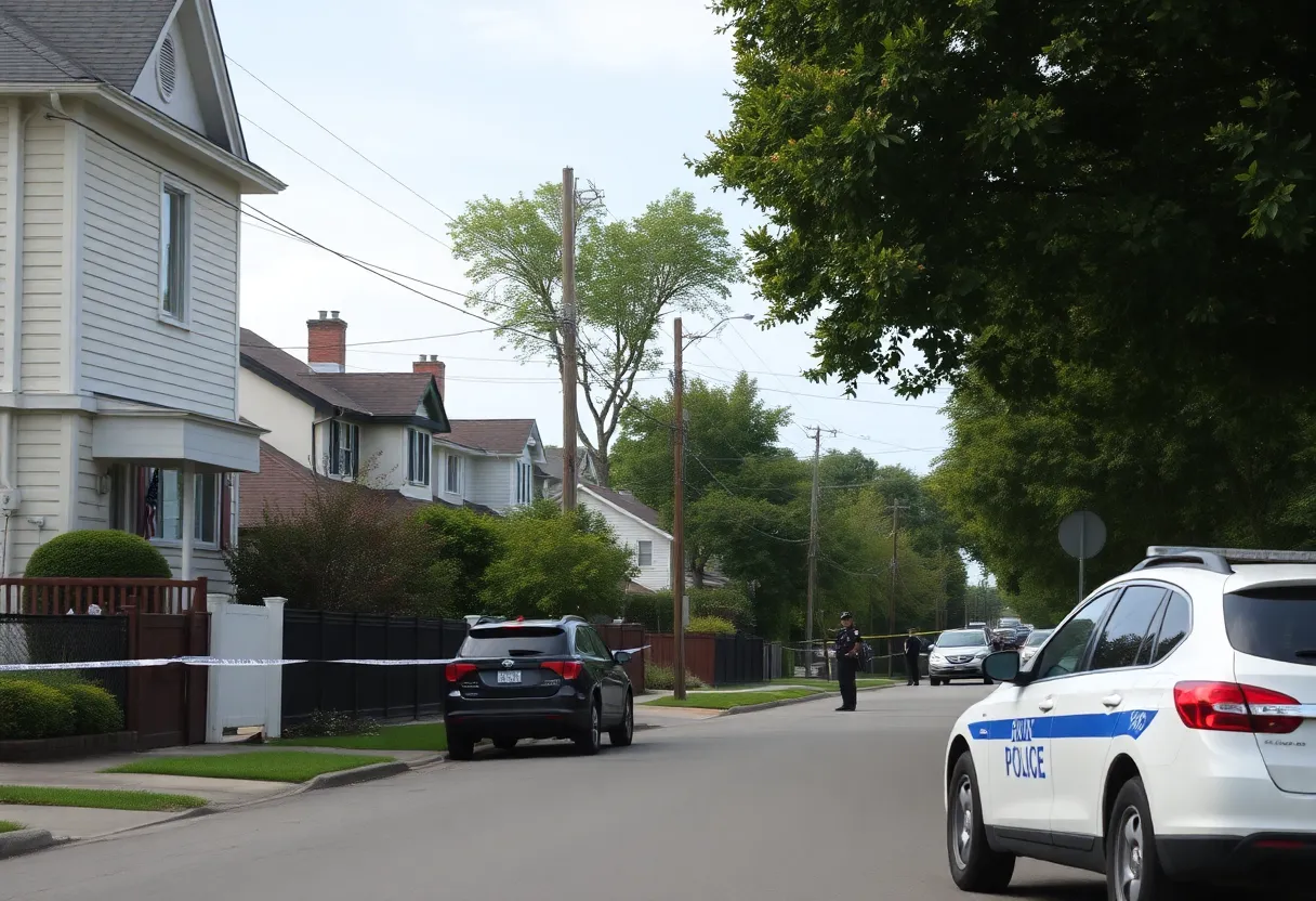 Police presence in Jacobs neighborhood after a drive-by shooting