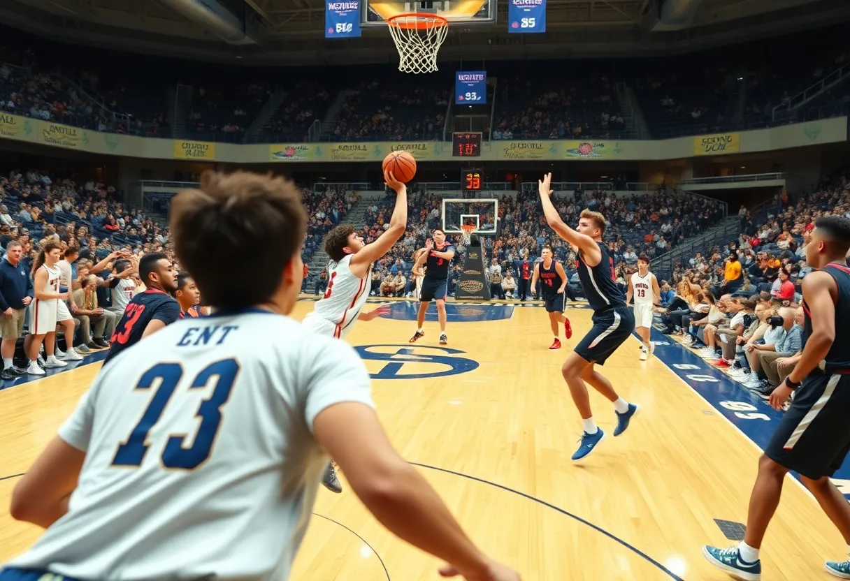 Kansas Jayhawks vs Louisville Cardinals basketball game