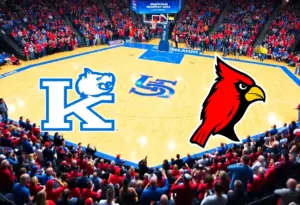 University of Kentucky and University of Louisville basketball teams