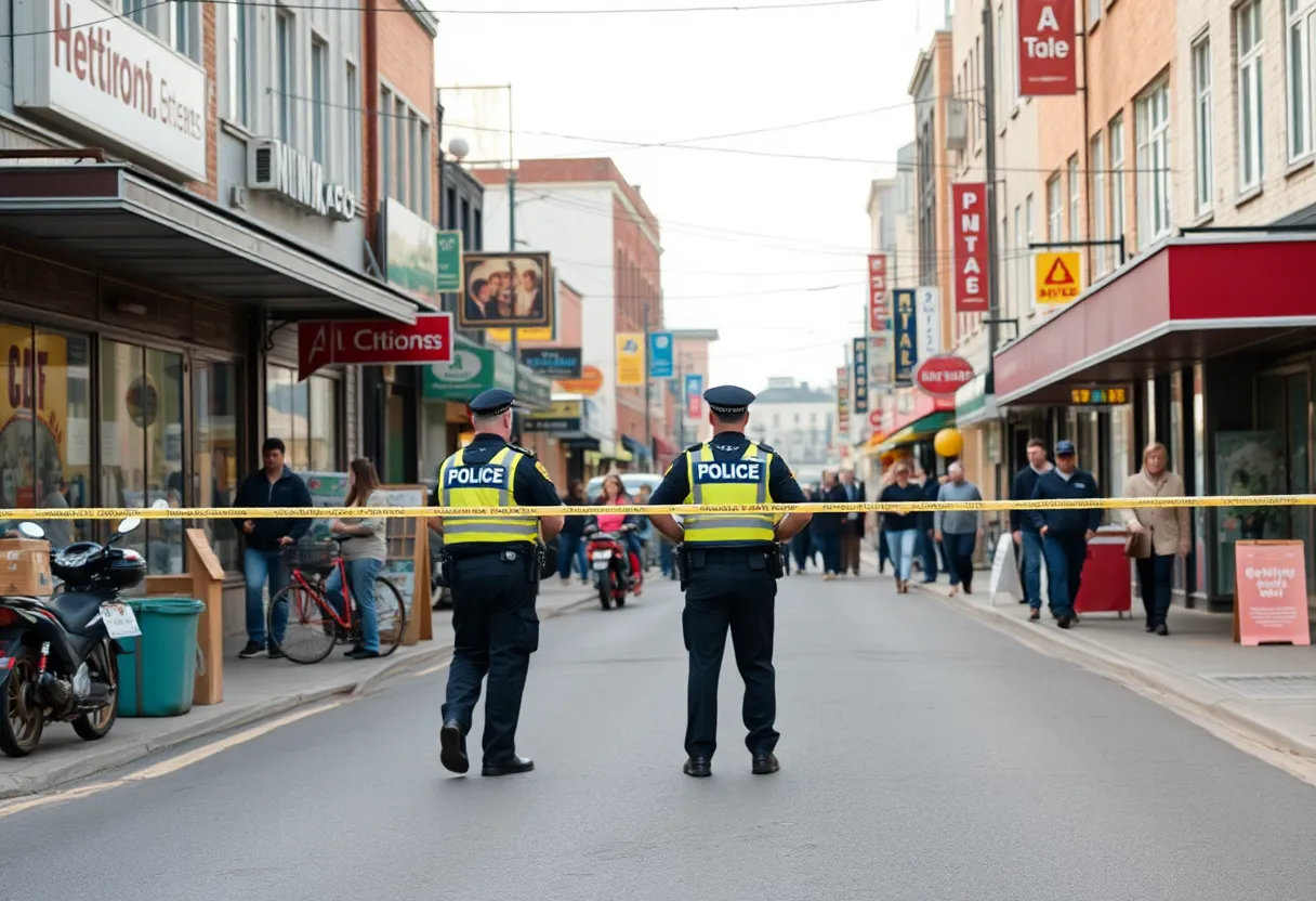 Police investigating a shooting incident at a Louisville business