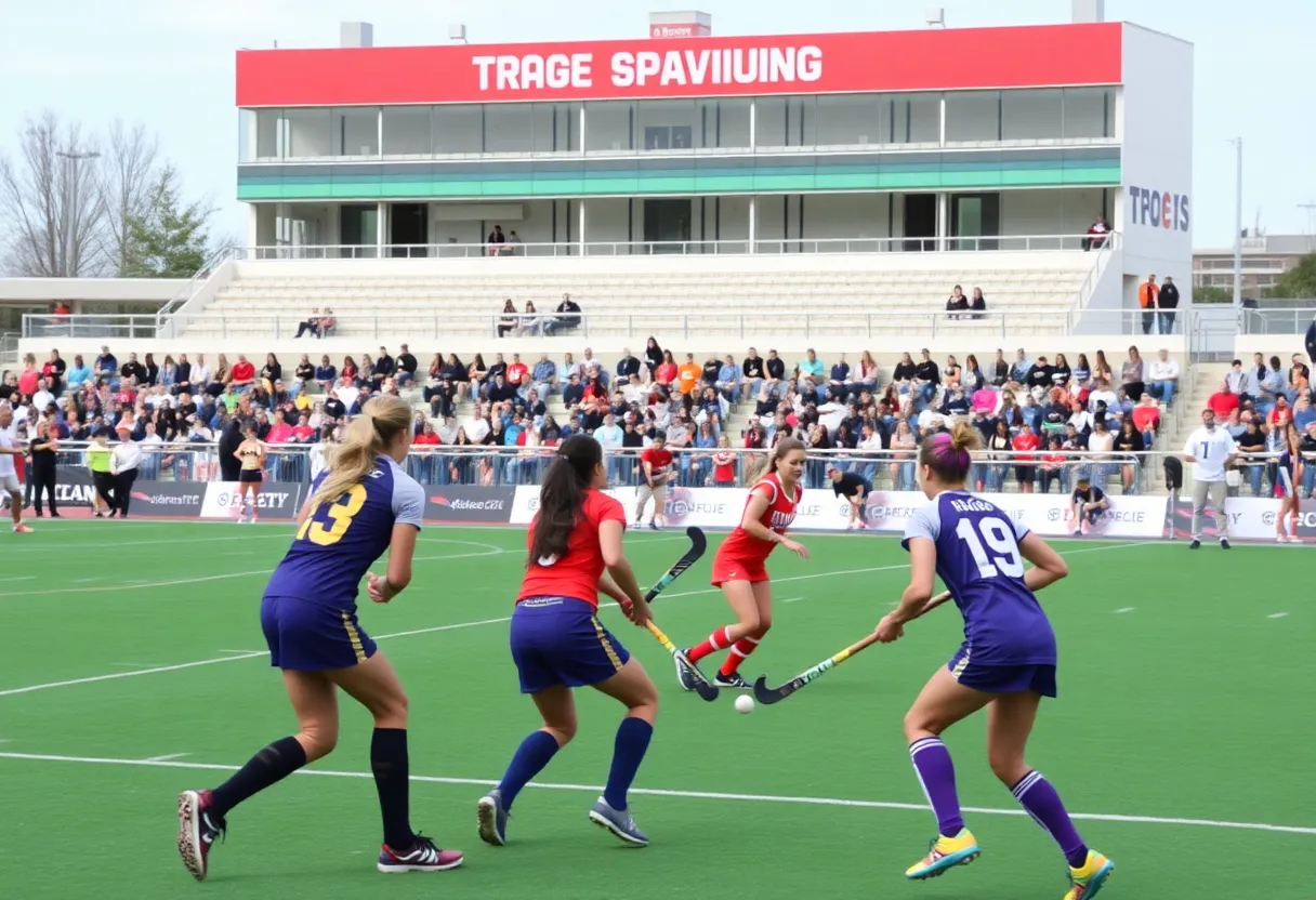 Louisville Cardinals field hockey game