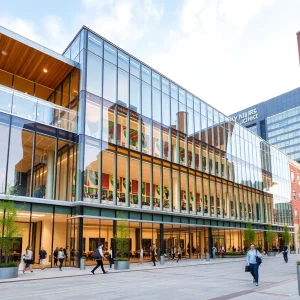 Modern commercial building in Louisville's real estate market