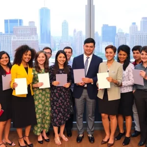 Young professionals at the Louisville Forty Under 40 award ceremony