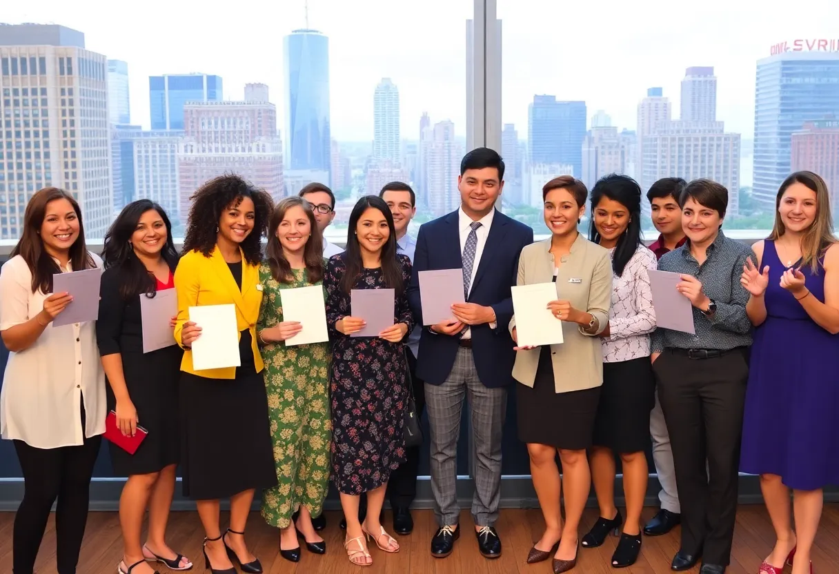 Young professionals at the Louisville Forty Under 40 award ceremony