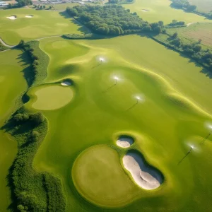 New design of Louisville's golf course with wider fairways and modern amenities