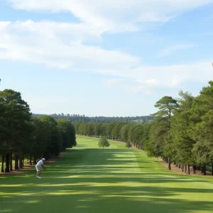 Louisville women's golf team celebrating their victory at the ACC Fall Classic