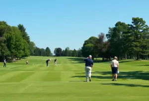 Louisville women's golf team competing at the Ruth's Chris Invitational
