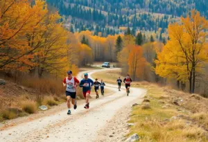 Athletes from Marshall County competing in the Louisville Cross Country Classic