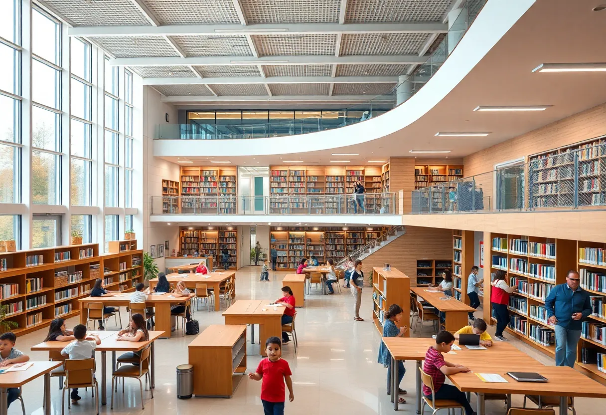 Exterior view of the newly expanded Meredith-Dunn School in Louisville