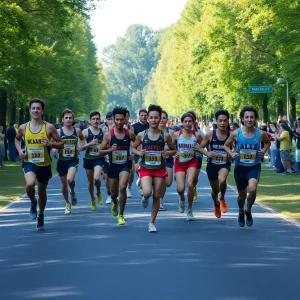 University of Louisville cross country teams competing at Louisville Classic