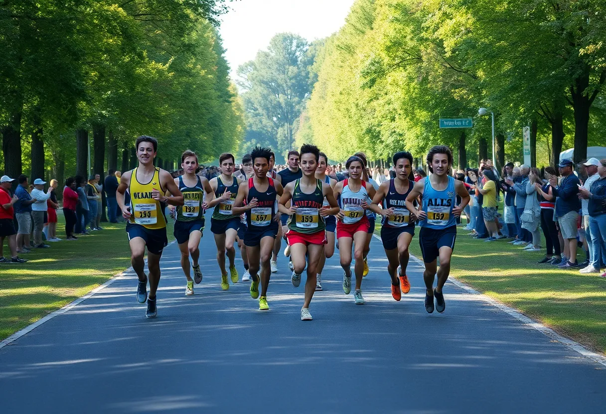University of Louisville cross country teams competing at Louisville Classic