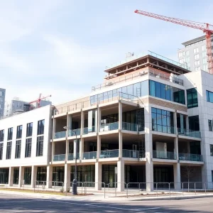 Construction site of the new UofL Health outpatient center