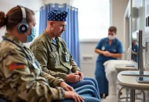 Veterans in a healthcare setting benefiting from specialized Medicare Advantage plans.