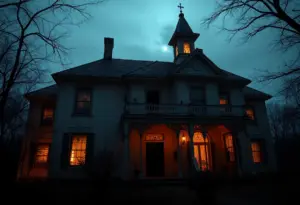 Haunted house attraction at Waverly Hills Sanatorium