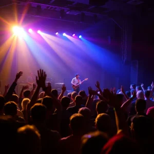 Audience enjoying the White Reaper concert at Mercury Ballroom