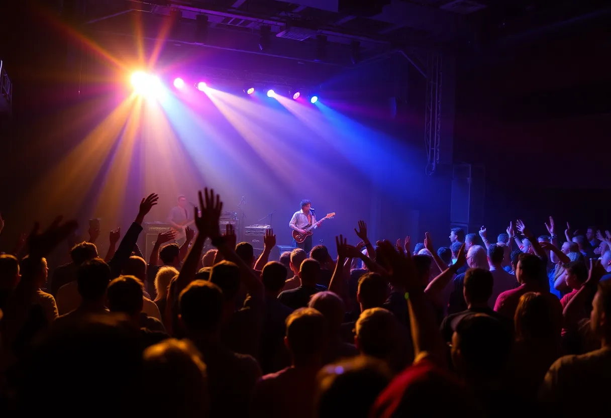 Audience enjoying the White Reaper concert at Mercury Ballroom