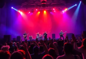 YES band performing live at KFC Yum! Center