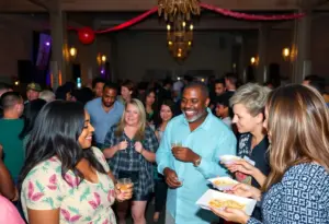 Event attendees enjoying the LEO Weekly Readers' Choice Awards celebration in Louisville.