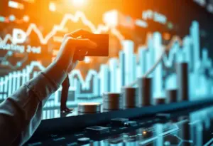 Digital representation of corporate leadership and financial growth