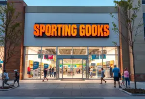 New Dick's Sporting Goods store opening in Whitestown, Indiana.