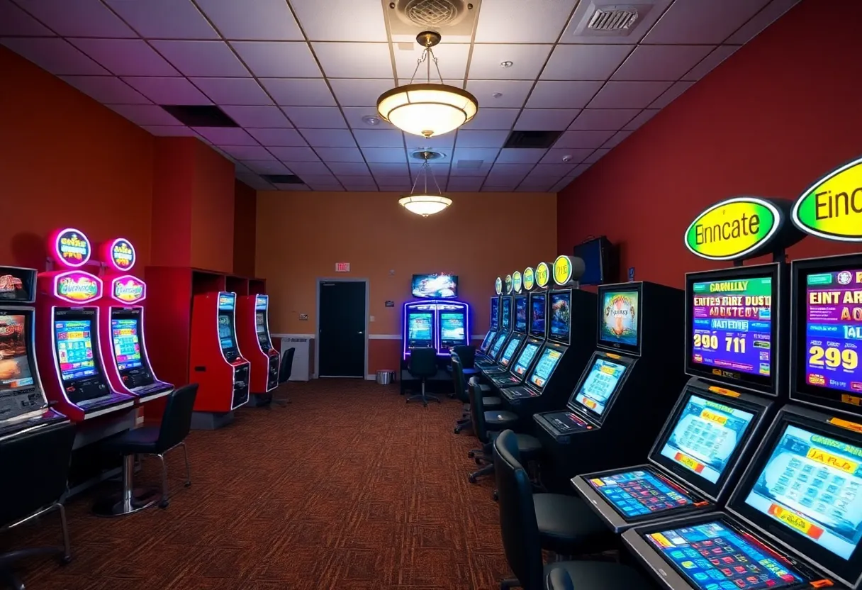 Deactivated charity gaming machines in Louisville