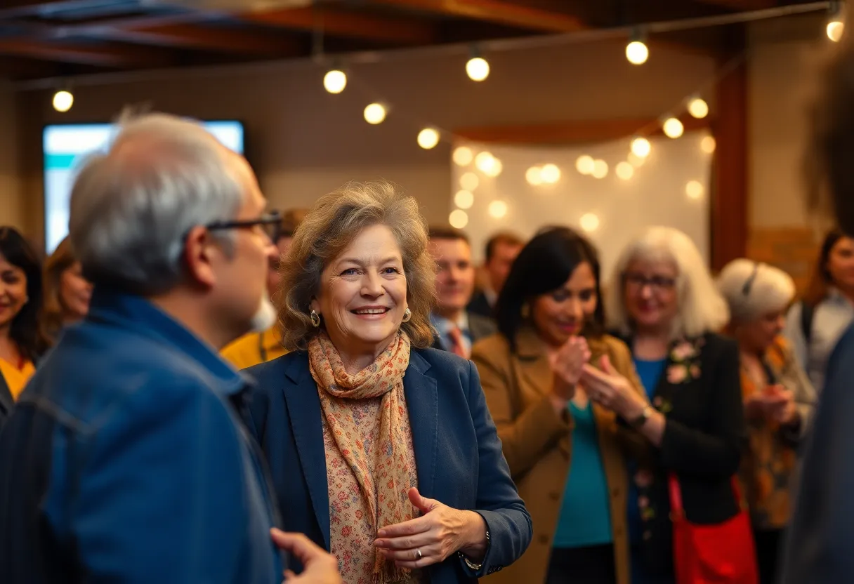 Community gathering in honor of a longtime local journalist