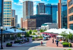 Downtown Louisville with ongoing development and enhancements.