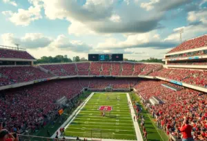 Crowd at L&N Federal Credit Union Stadium during Louisville vs Kentucky game