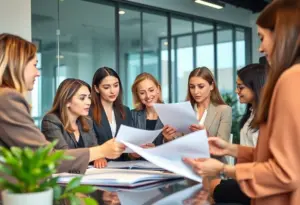 Women discussing investments and financial planning