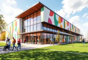 Rendering of the American Printing House for the Blind expansion