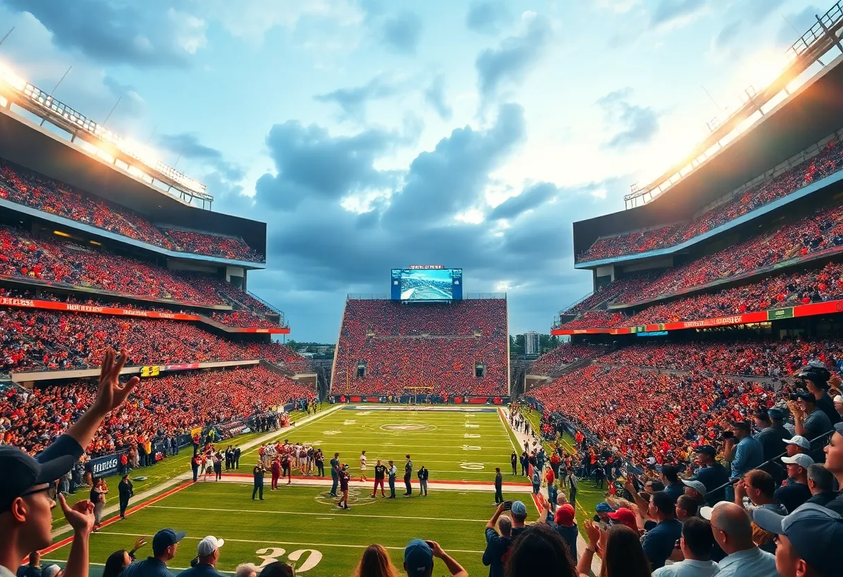 Louisville Cardinals celebrating their victory in the Boca Raton Bowl.