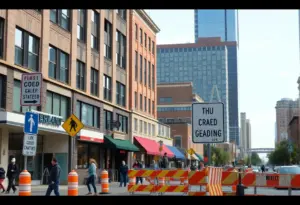 Construction on Brownsboro Road affecting local businesses in Louisville