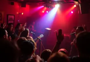 Live performance by Christen Ball at a Sofar Sounds concert in Louisville